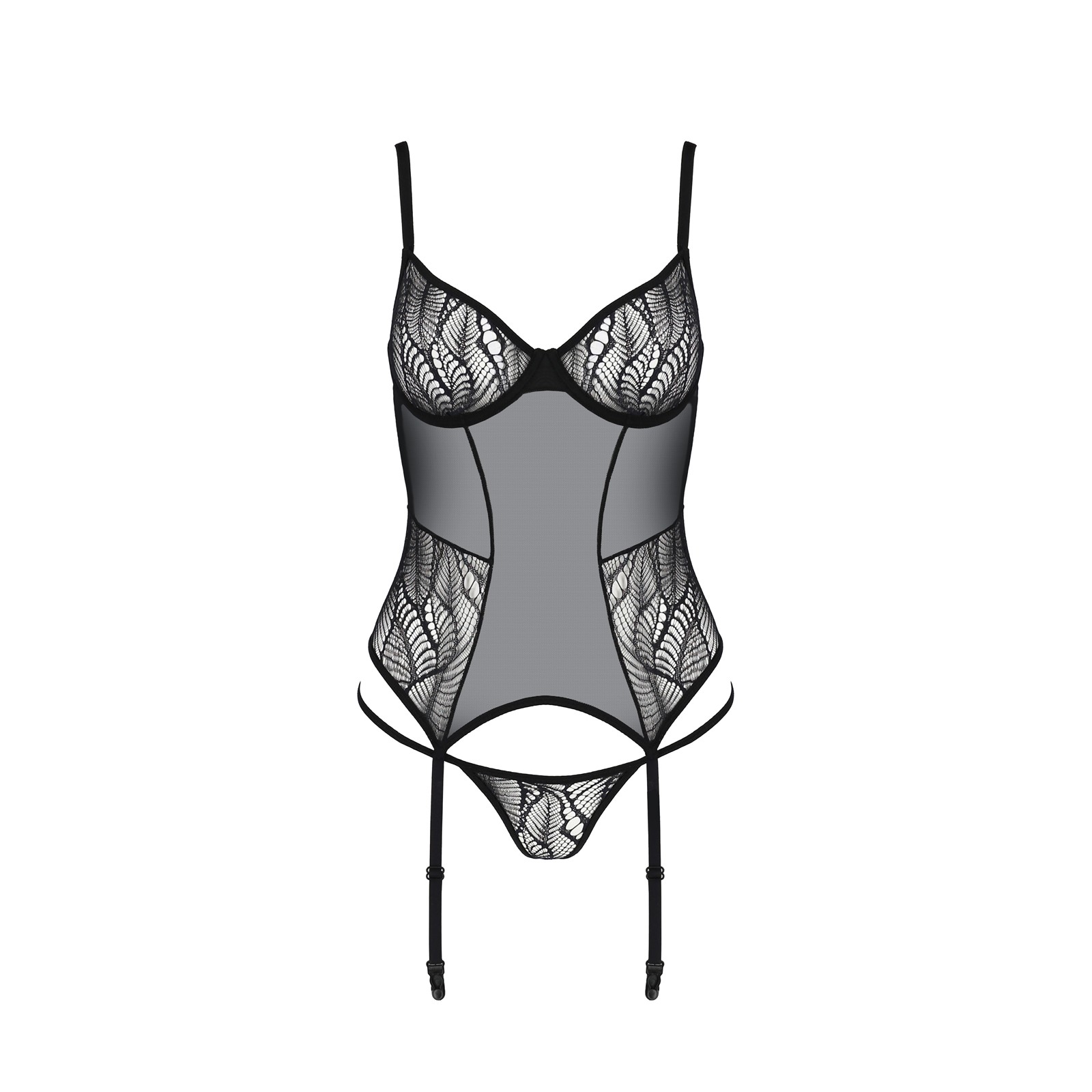 CORPETE E TANGA LEAFA PRETO ECO COLLECTION PASSION - Image 3