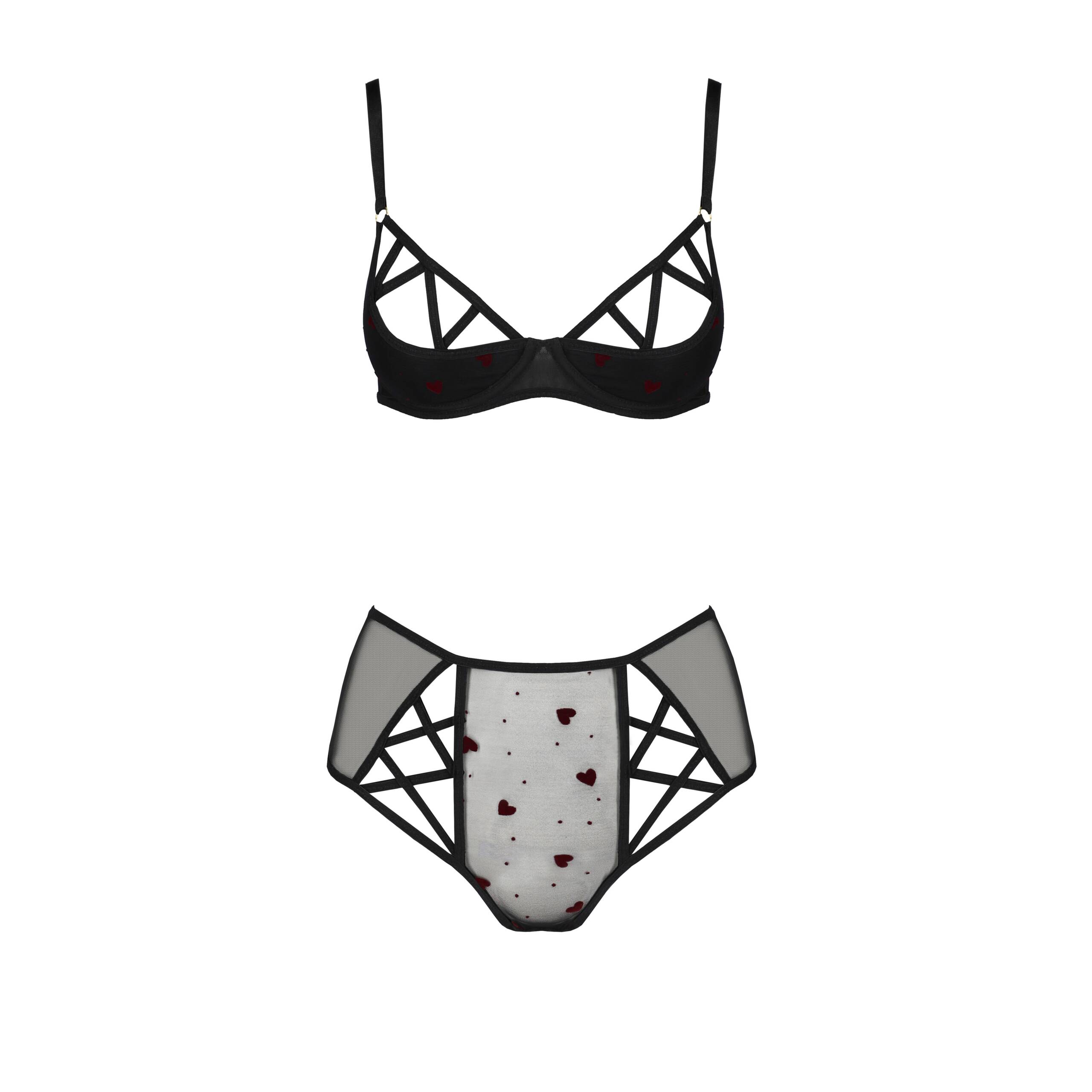 CONJUNTO DE 2 PEÇAS LOVELIA BIKINI PRETO PASSION - Image 3