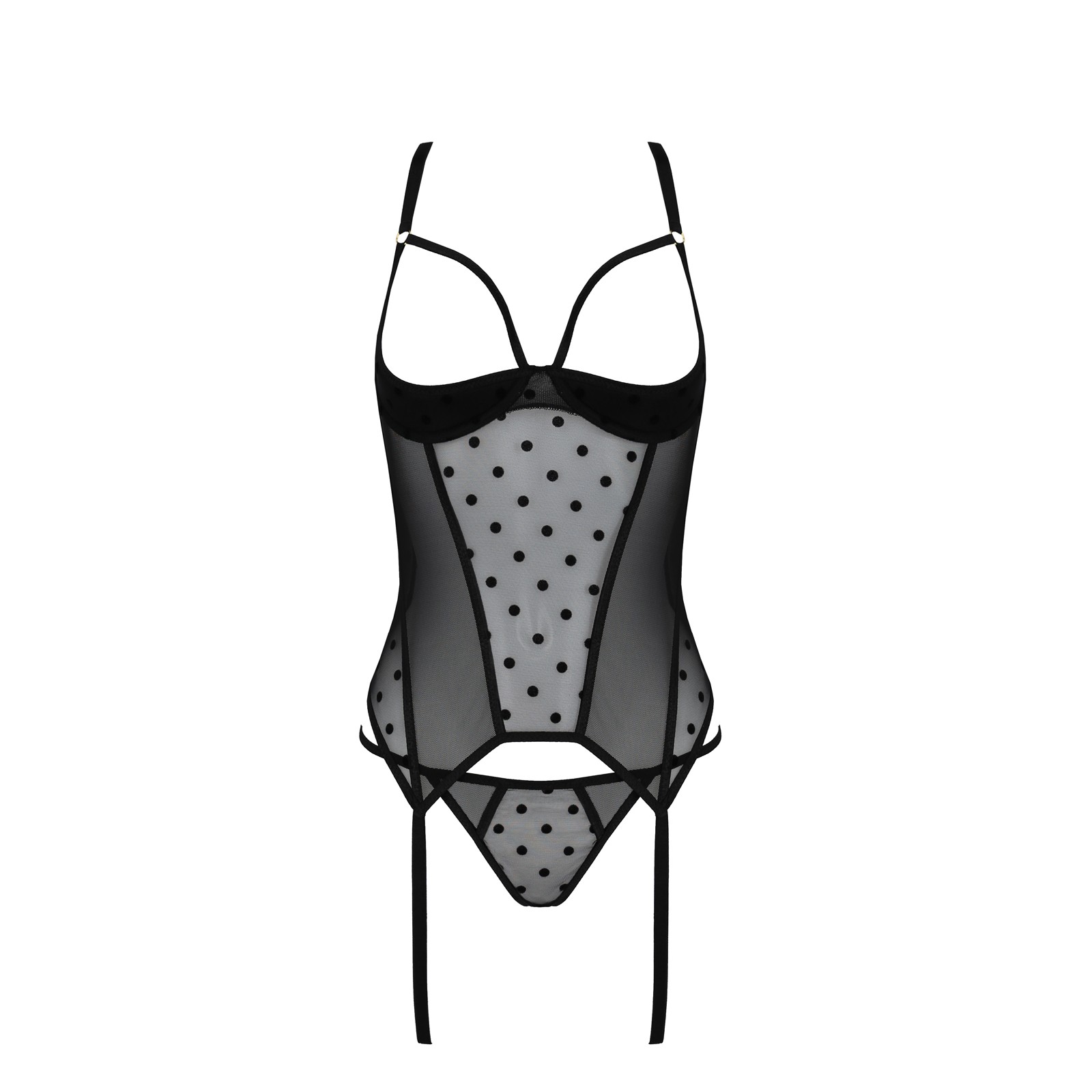 CORPETE E TANGA MARINA PRETO DEVIL COLLECTION PASSION - Image 3