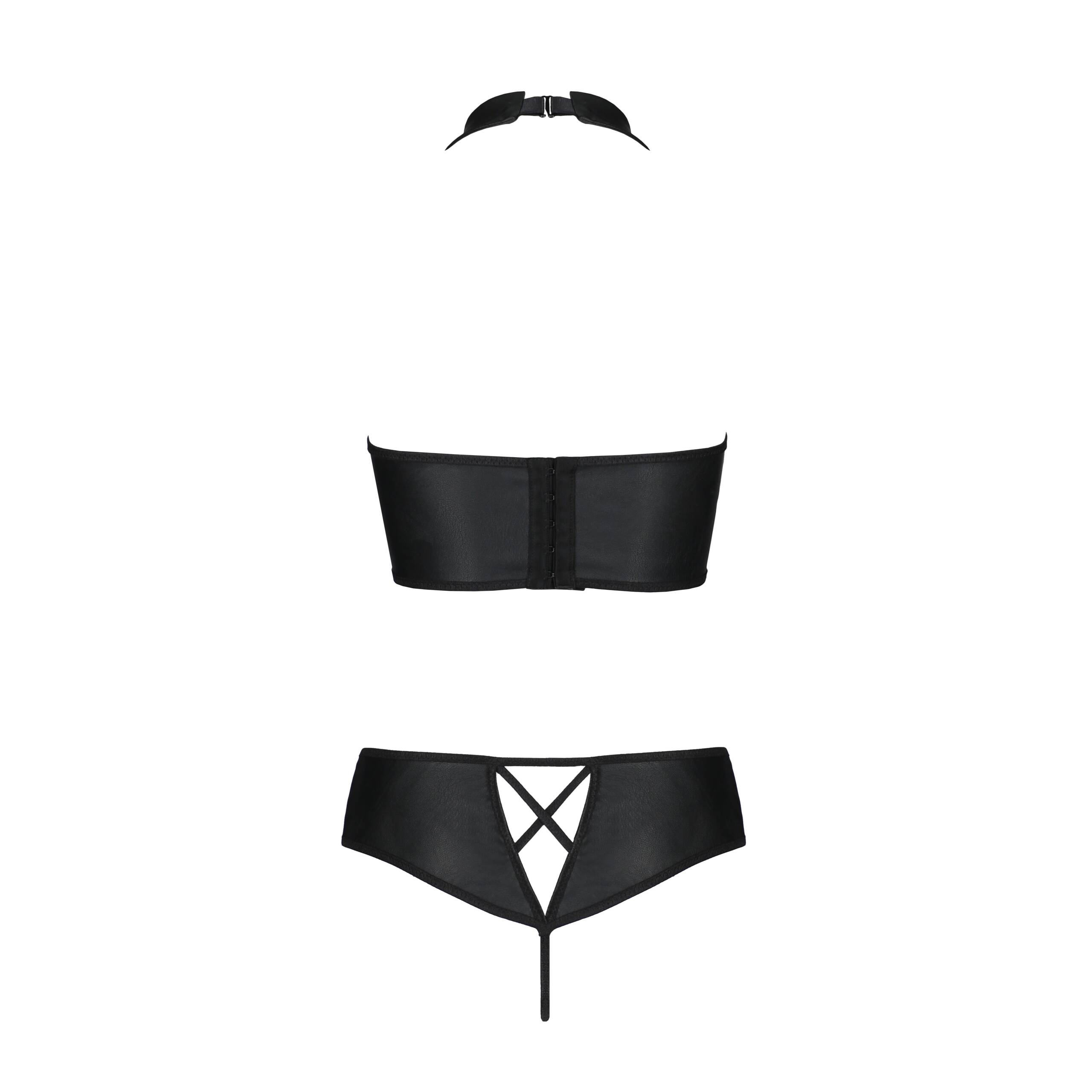 CONJUNTO DE 2 PEÇAS NANCY BIKINI PRETO TAMANHO QUEEN PASSION - Image 4