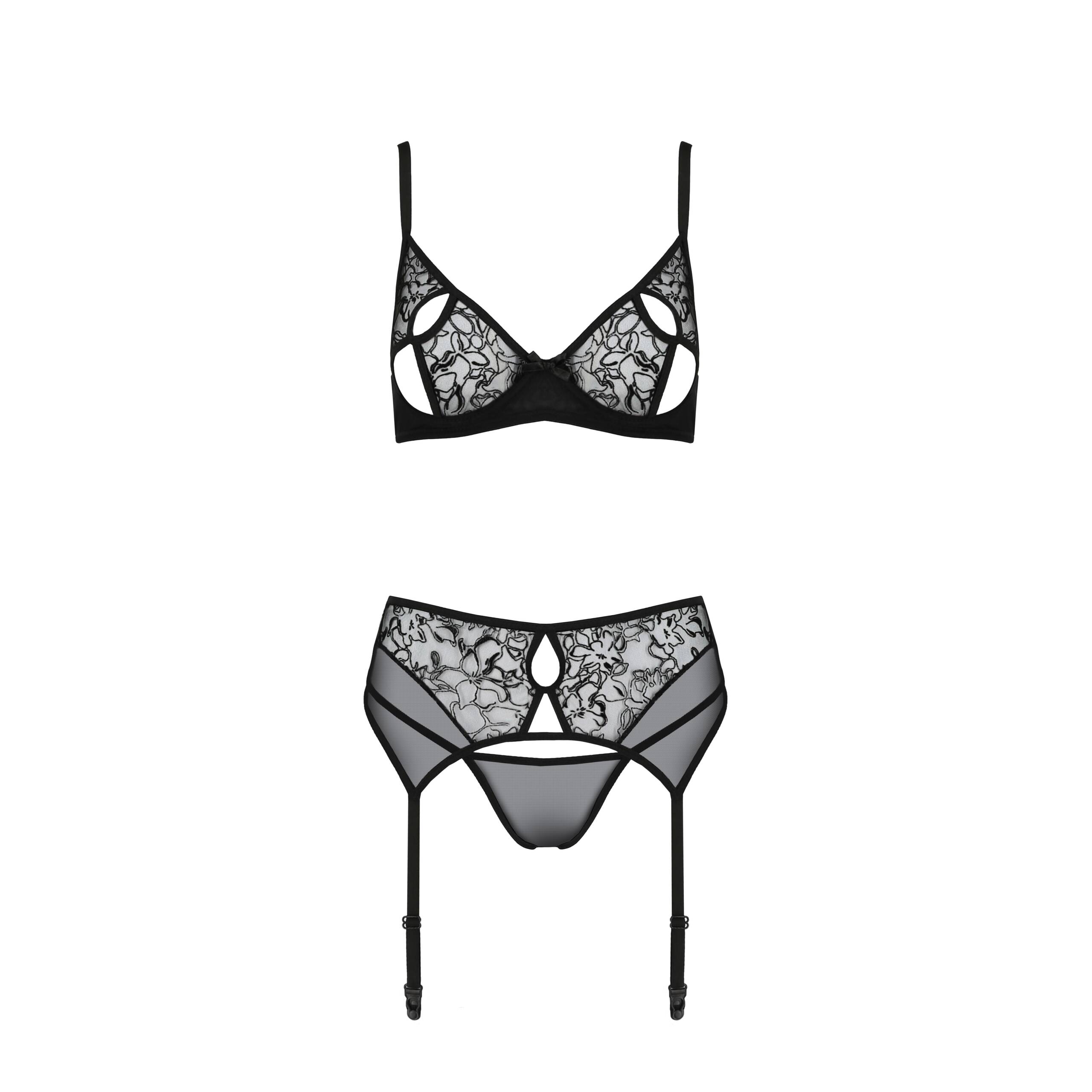CONJUNTO DE 3 PEÇAS PRIMULA PRETO ECO COLLECTION PASSION - Image 4