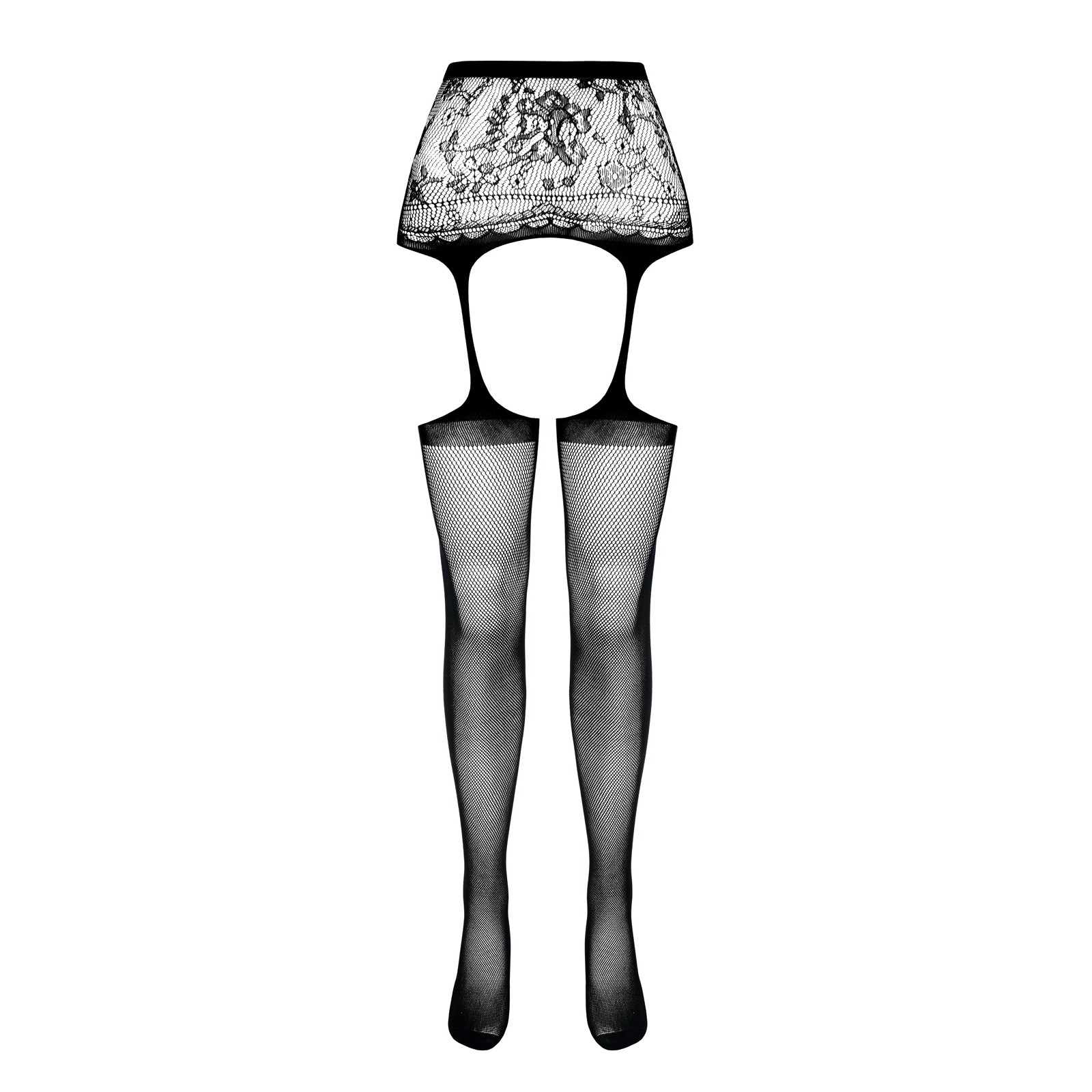 COLLANTS COM EFEITO DE LIGAS S028 PRETAS EROTIC LINE PASSION - Image 5