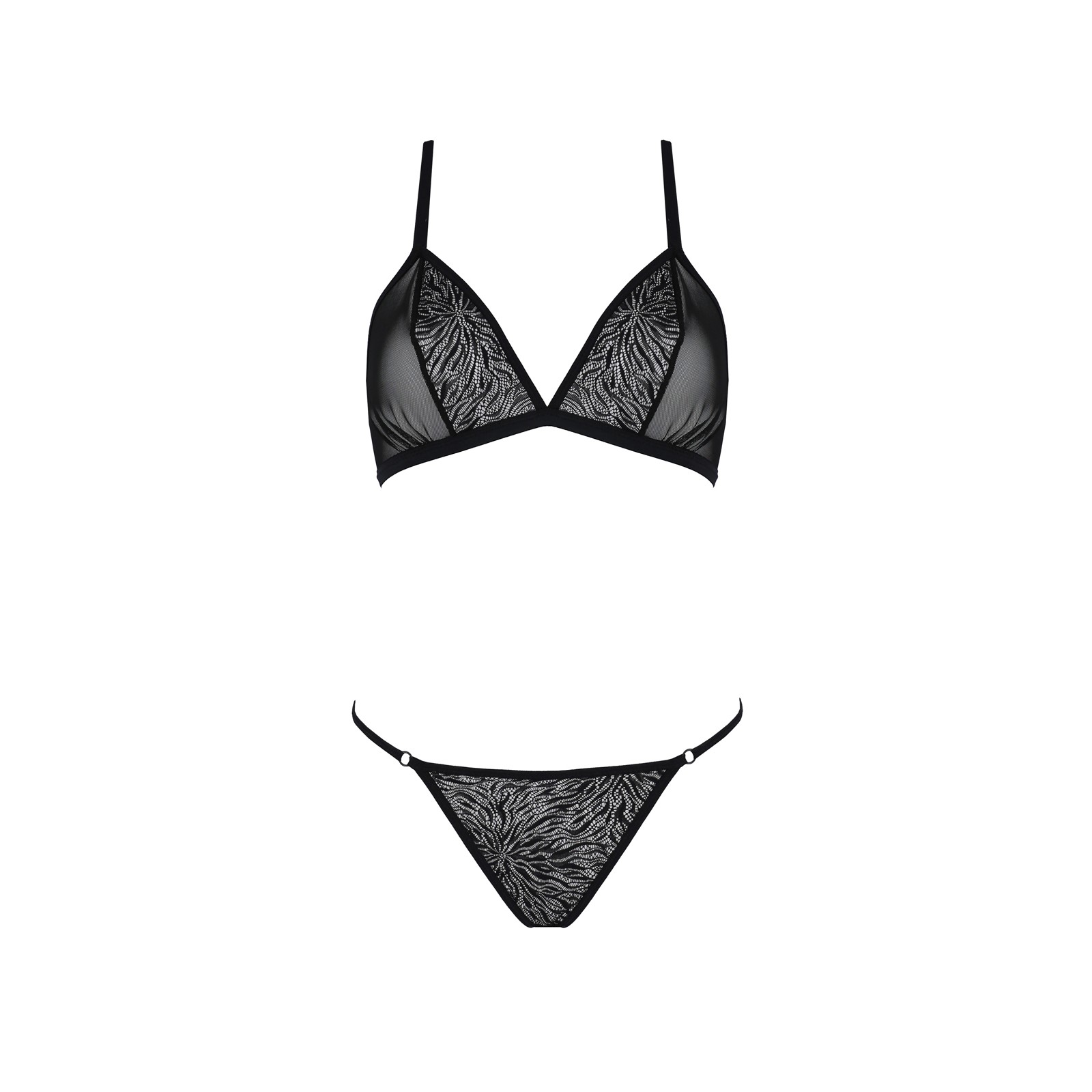 CONJUNTO DE 2 PEÇAS SELAGINELLA BIKINI PRETO ECO COLLECTION PASSION - Image 3