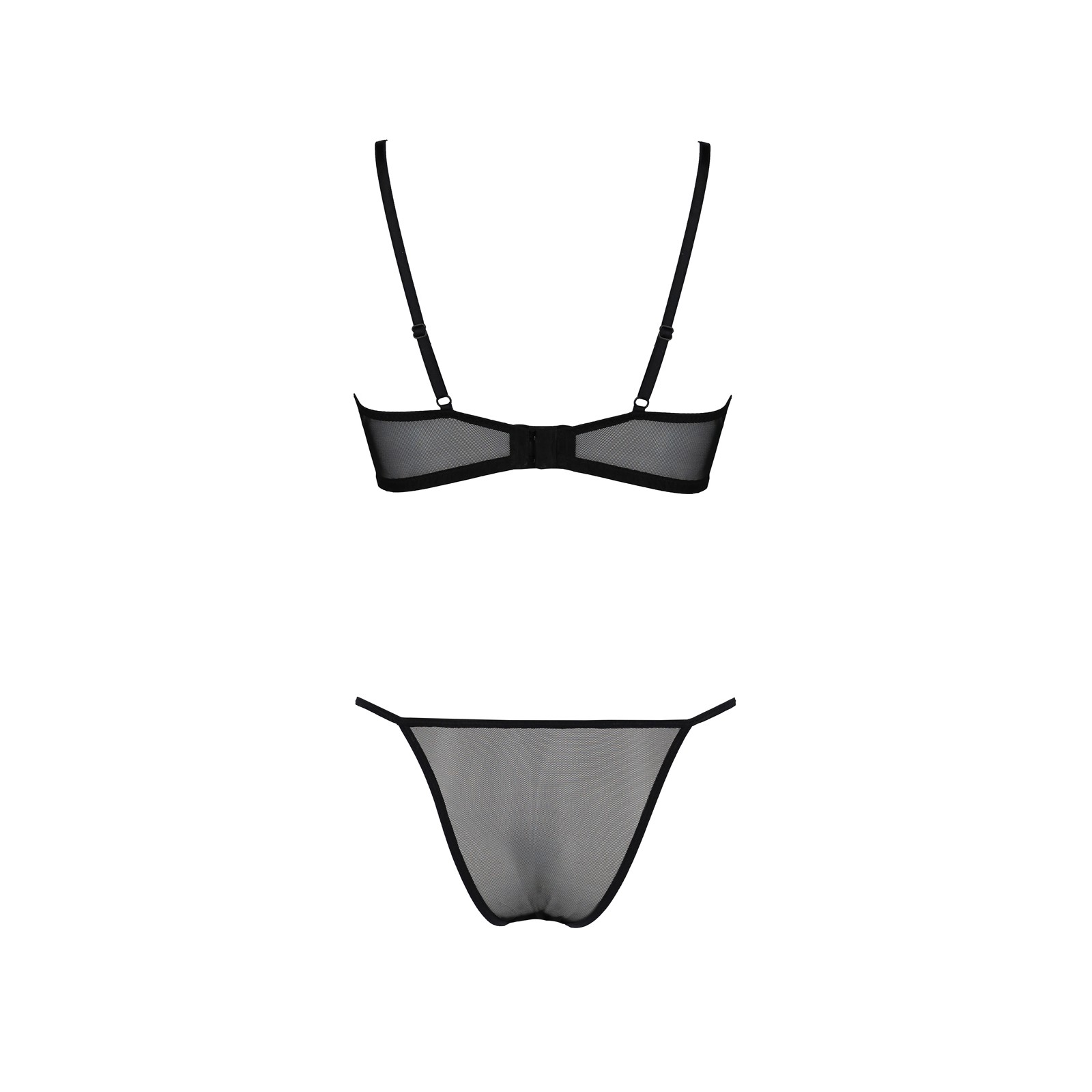 CONJUNTO DE 2 PEÇAS SELAGINELLA BIKINI PRETO ECO COLLECTION PASSION - Image 4