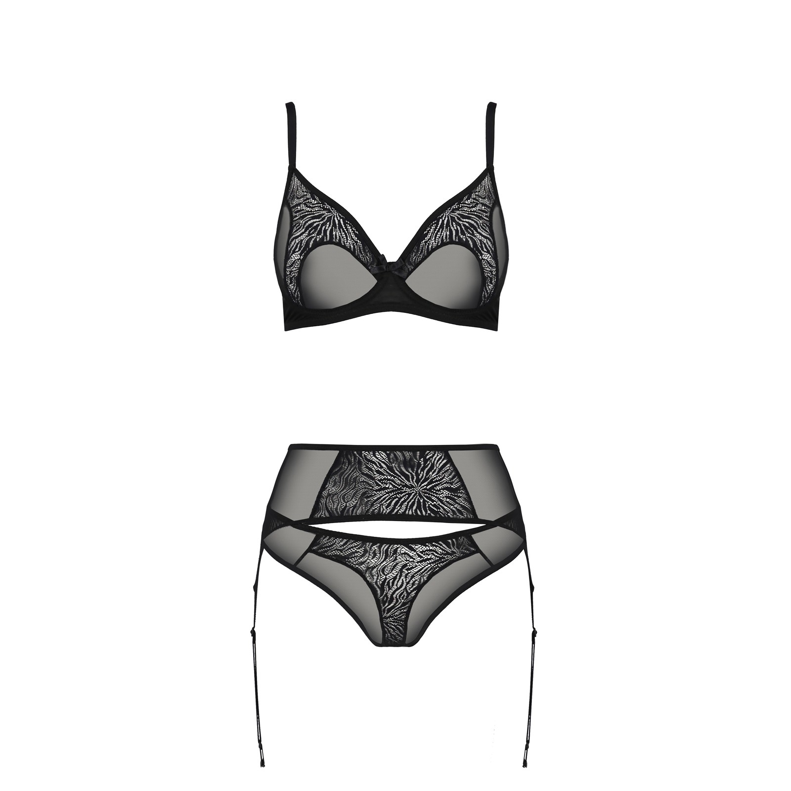 CONJUNTO DE 3 PEÇAS SELAGINELLA PRETO ECO COLLECTION PASSION - Image 3