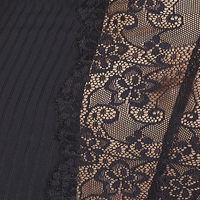 CAMISA DE NOITE E TANGA ZOJA PRETO PASSION - Image 3