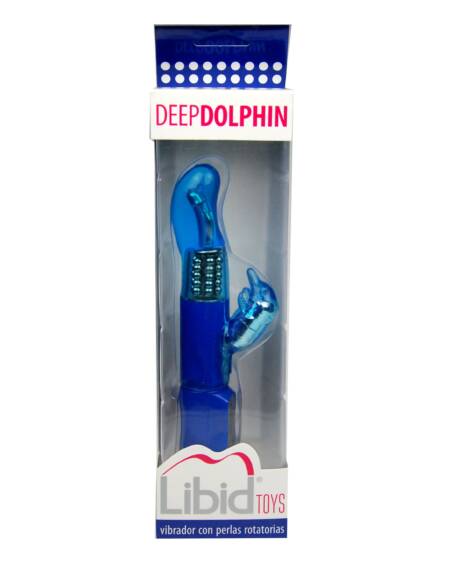 VIBRADOR DEEP DOLPHIN AZUL LIBID TOYS