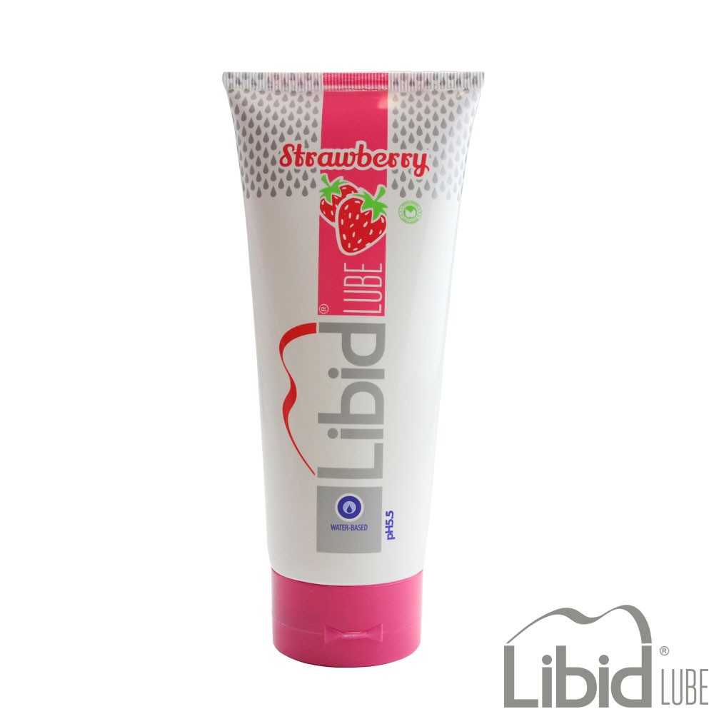 LUBRIFICANTE À BASE DE ÁGUA COM AROMA A MORANGO LIBID LUBE 200ML - Image 5