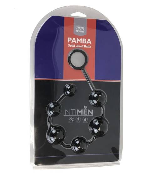TIRA DE 6 PÉROLAS ANAIS PAMBA PRETO INTIMEN