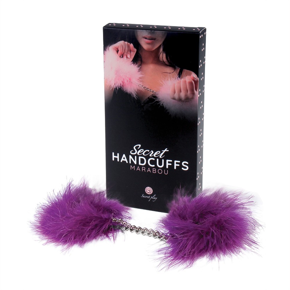 ALGEMAS COM PLUMAS MARABU ROXAS SECRET PLAY - Image 4