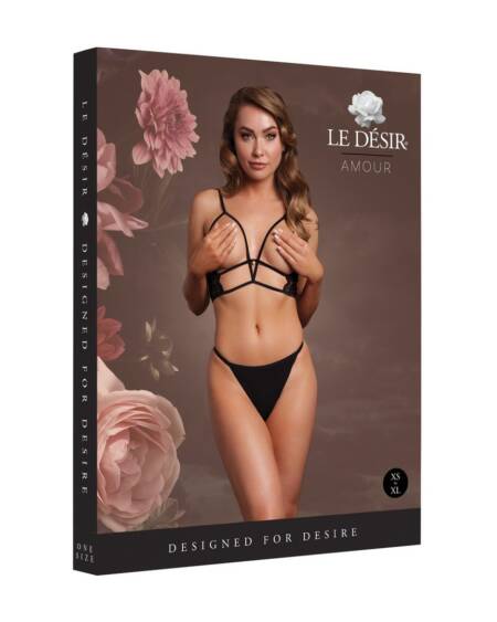SUTIÃ TRIANGLE COM RENDA PRETO LE DÉSIR