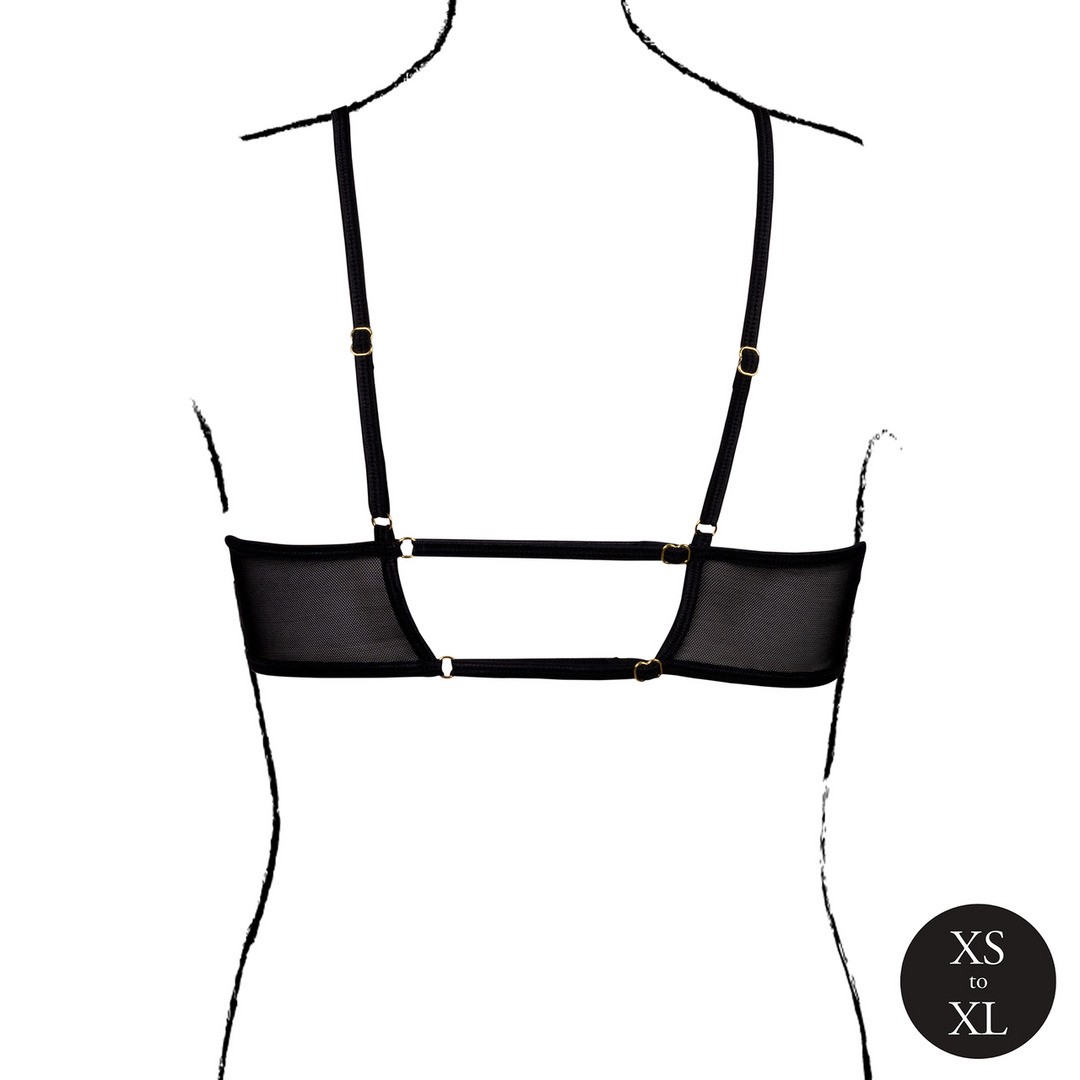 SUTIÃ KEYHOLE MESH PRETO LE DÉSIR - Image 6