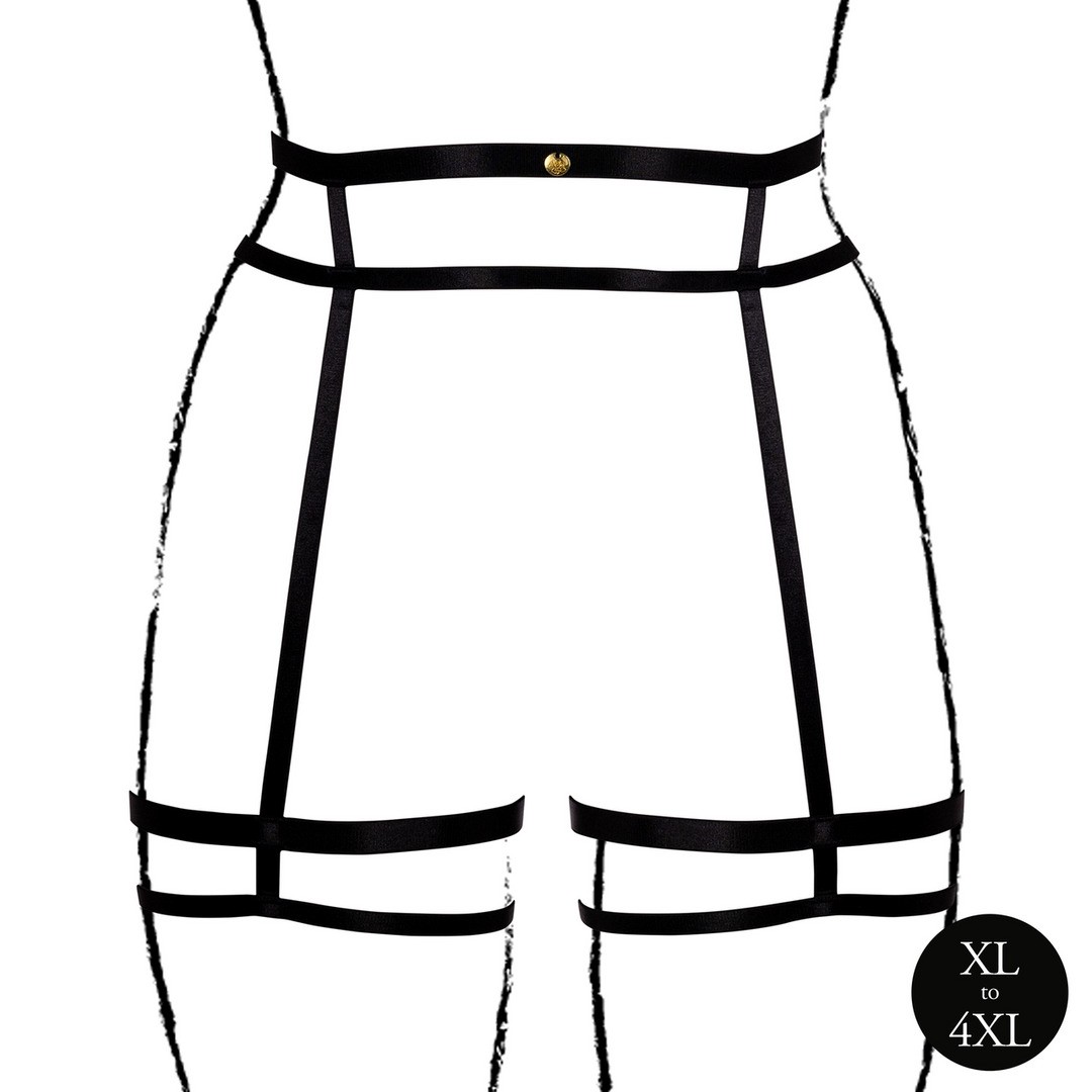 CINTO DE LIGAS DOUBLE STRAP PRETO TAMANHO QUEEN LE DÉSIR - Image 5