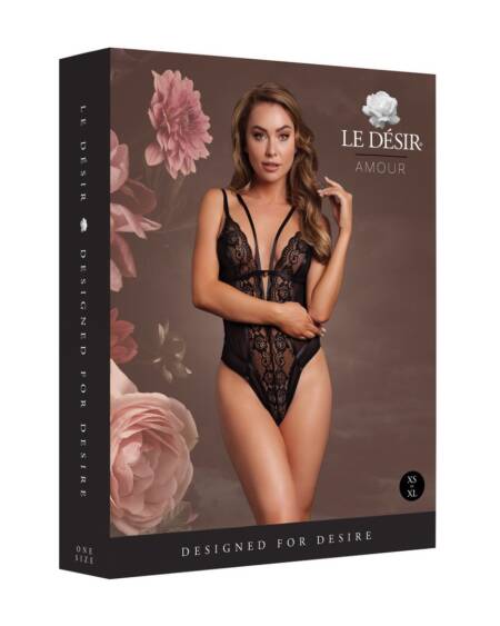 BODY WIRELESS LACE PRETO LE DÉSIR
