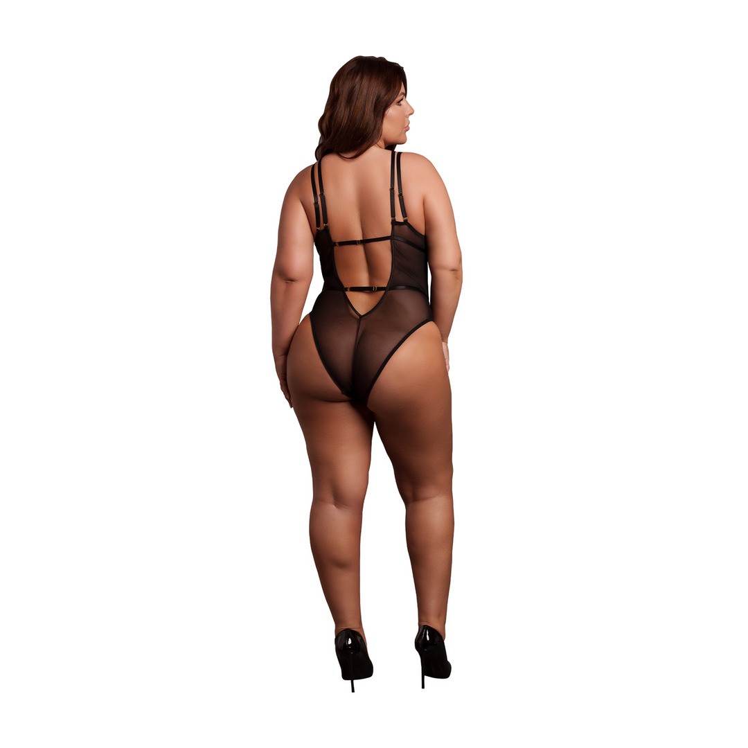 BODY WIRELESS LACE PRETO TAMANHO QUEEN LE DÉSIR - Image 4