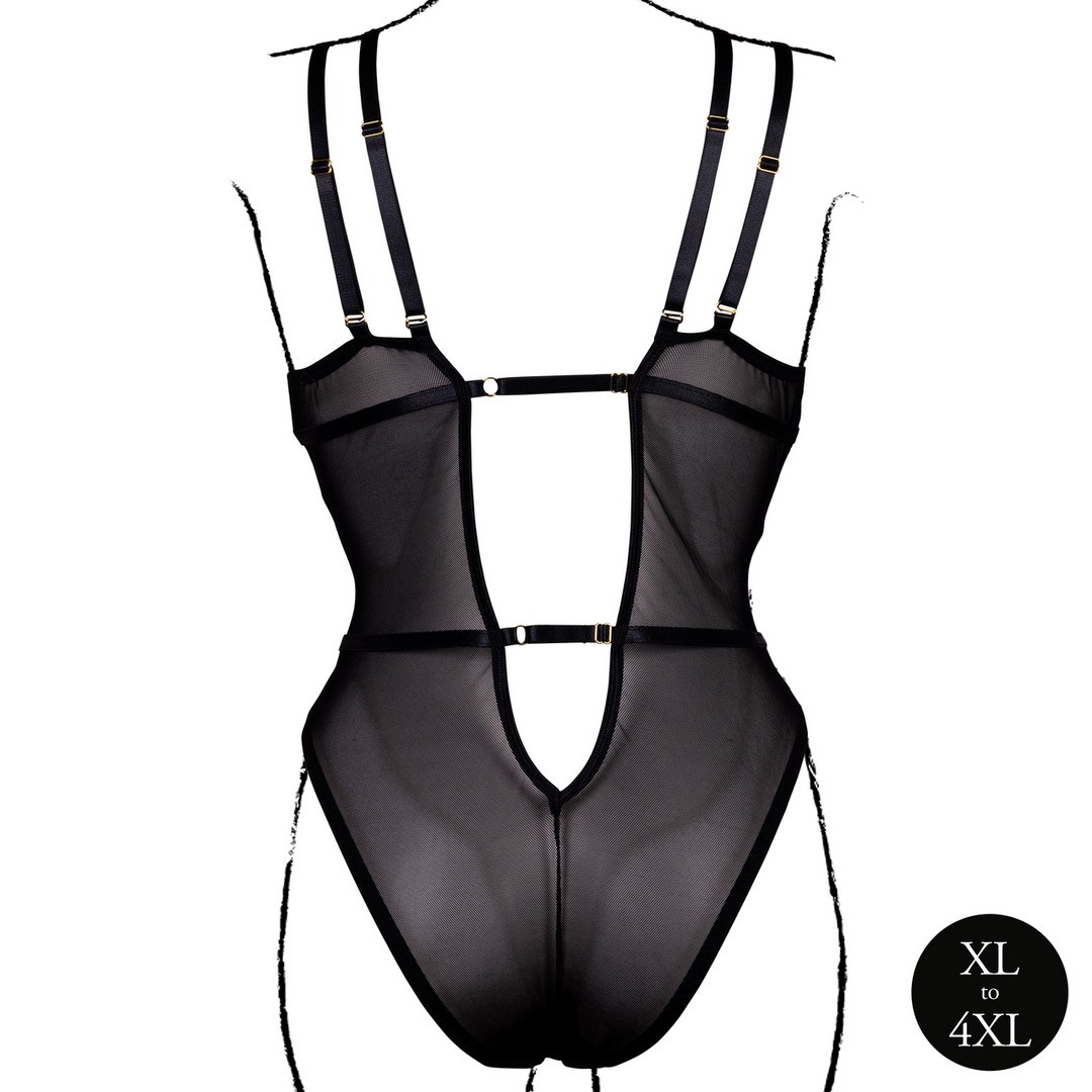 BODY WIRELESS LACE PRETO TAMANHO QUEEN LE DÉSIR - Image 6