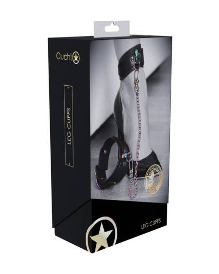 ALGEMAS DE TORNOZELOS VENICE COLLECTION PRETAS OUCH