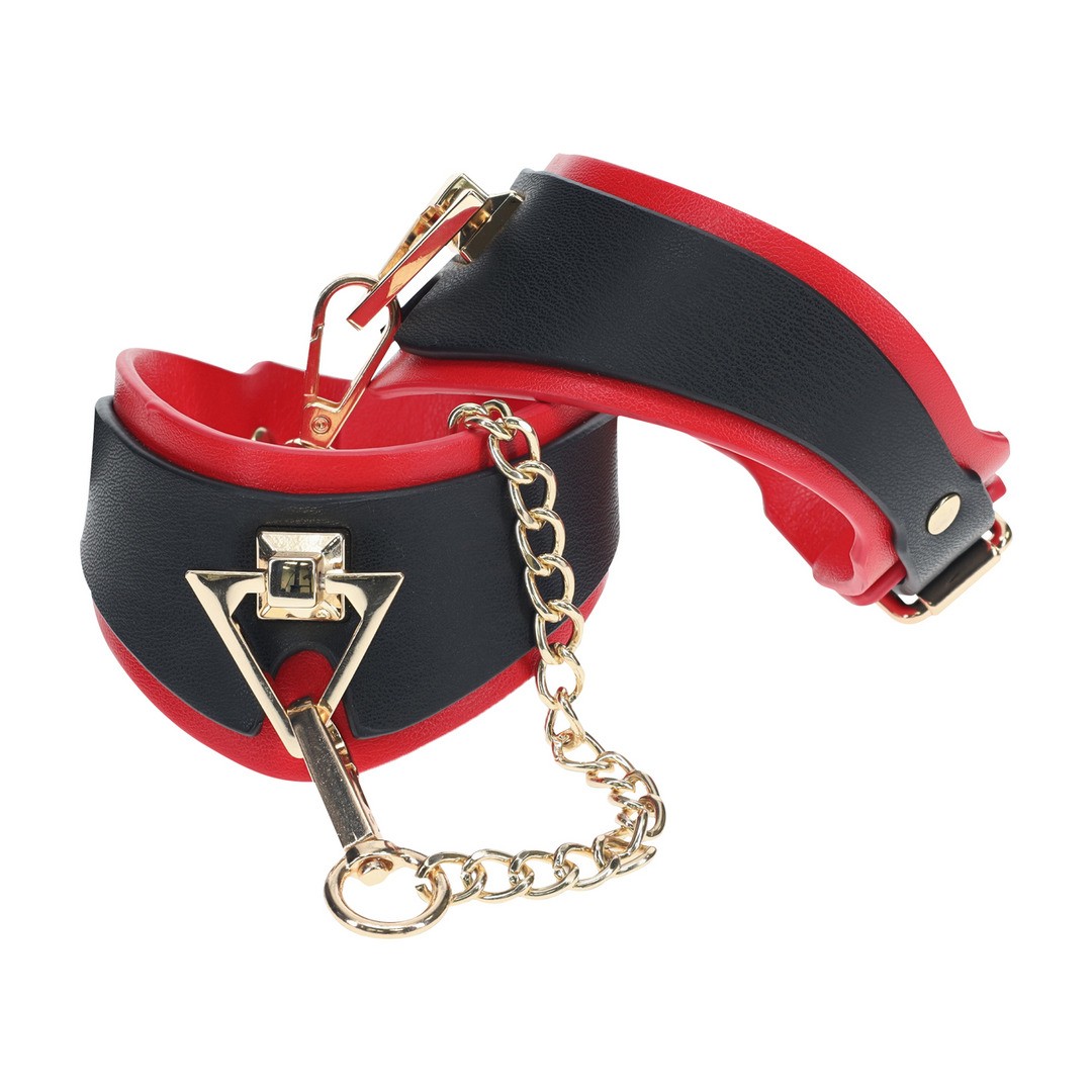 ALGEMAS DE TORNOZELOS MILAN COLLECTION PRETO/VERMELHO OUCH! - Image 3