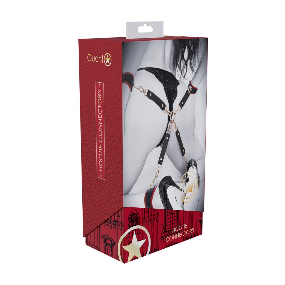 CONEXÃO HOGTIE MILAN COLLECTION PRETO/VERMELHO OUCH! - Image 4