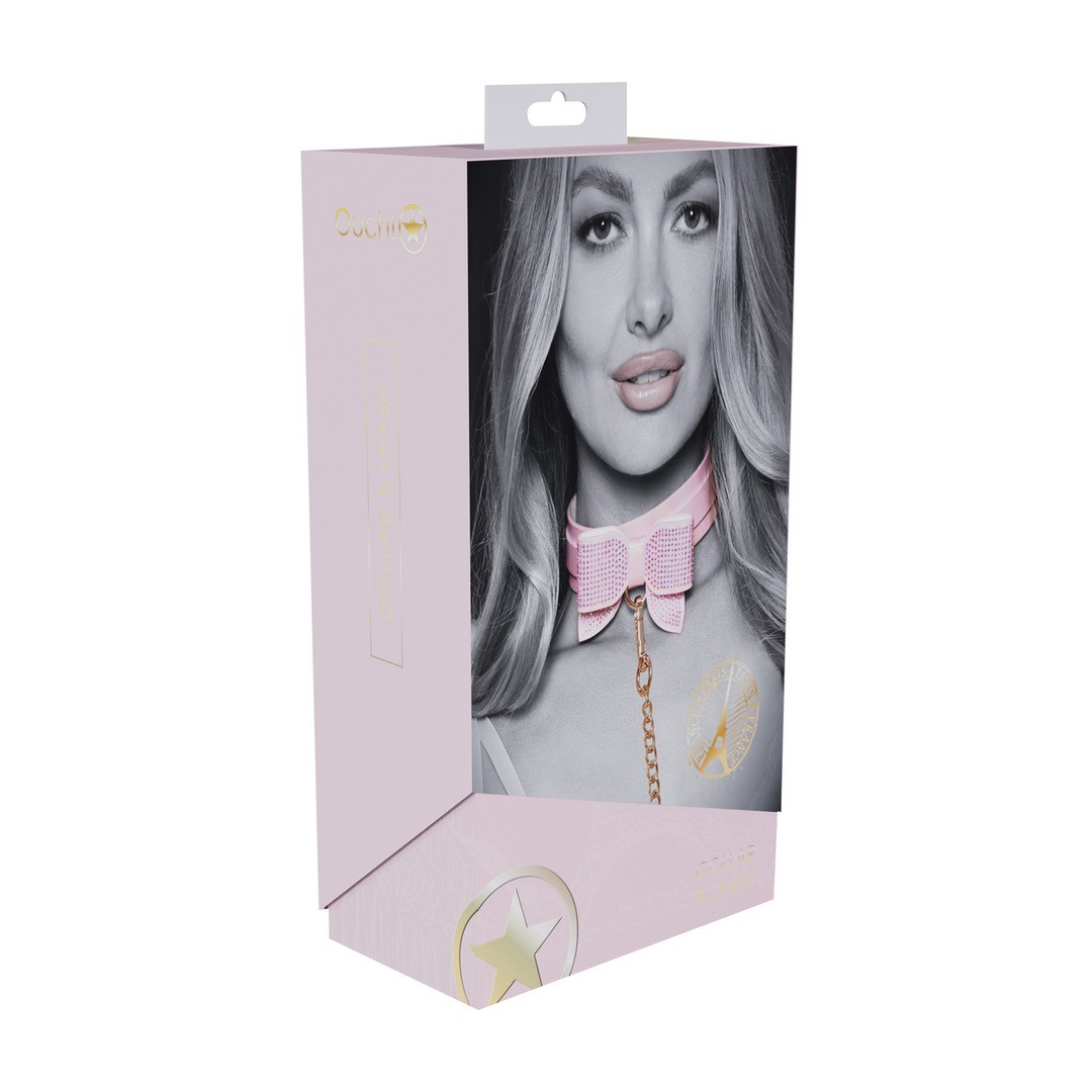 COLEIRA COM TRELA PARIS COLLECTION ROSA OUCH! - Image 5