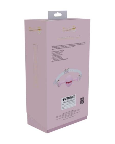 MORDAÇA DE SILICONE RESPIRÁVEL PARIS COLLECTION ROSA OUCH!