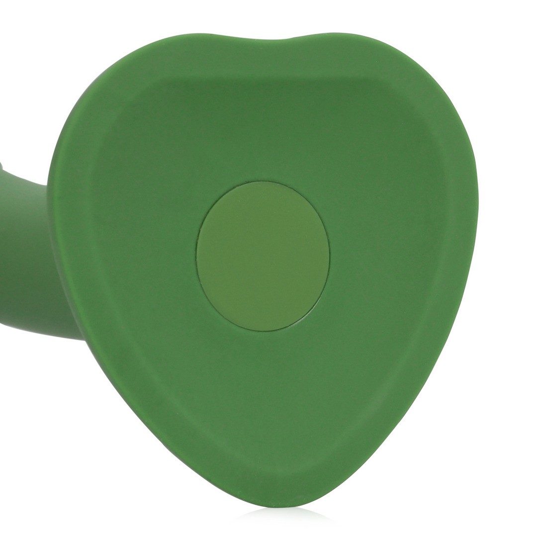 VIBRADOR NON-PHALLIC VIBRATING DILDO PEQUENO FOREST GREEN LOVELINE - Image 5