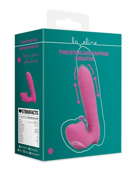VIBRADOR THRUSTING AND TAPPING ROSA LOVELINE
