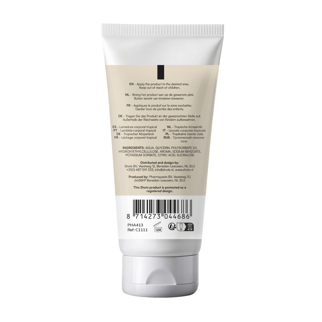 LUBRIFICANTE COM AROMA TROPICAL BODY LICK 1.7 FL OZ 50 ML