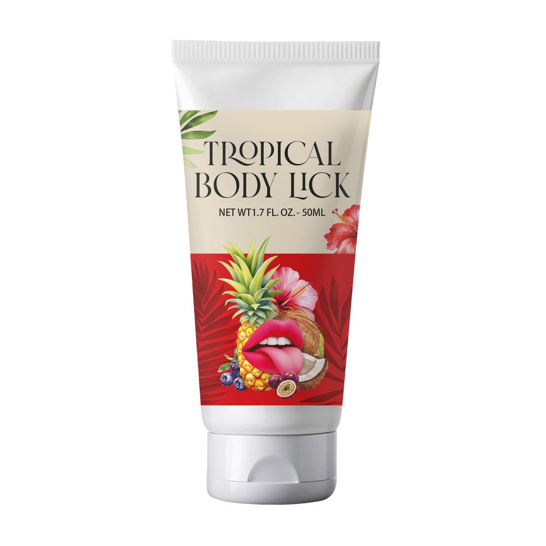 LUBRIFICANTE COM AROMA TROPICAL BODY LICK 1.7 FL OZ 50 ML - Image 3