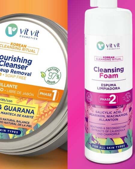 ESPUMA DE LIMPEZA KOREAN BEAUTY NOURISHING AND CLEANSER BALM VIT VIT COSMETICS 150ML