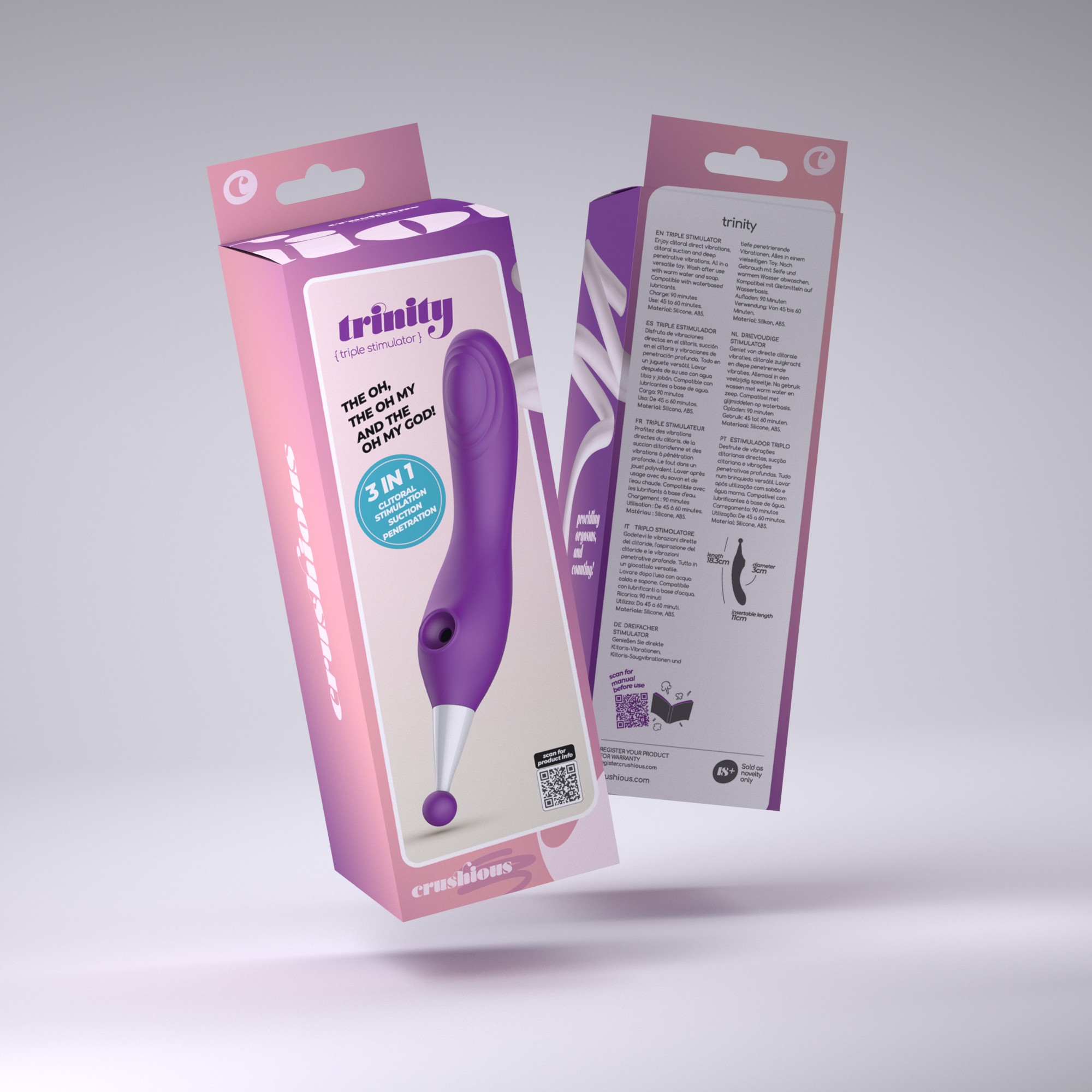 ESTIMULADOR RECARGABLE TRINITY CRUSHIOUS - Image 11