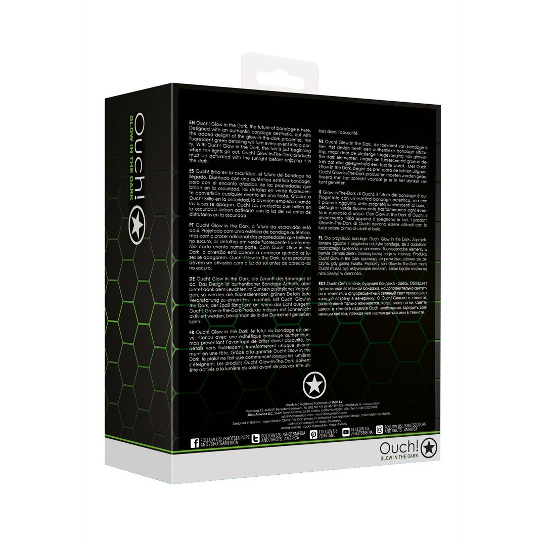 CONJUNTO DE RESTRIÇÕES PARA CAMA FLUORESCENTES GLOW IN THE DARK OUCH! - Image 4