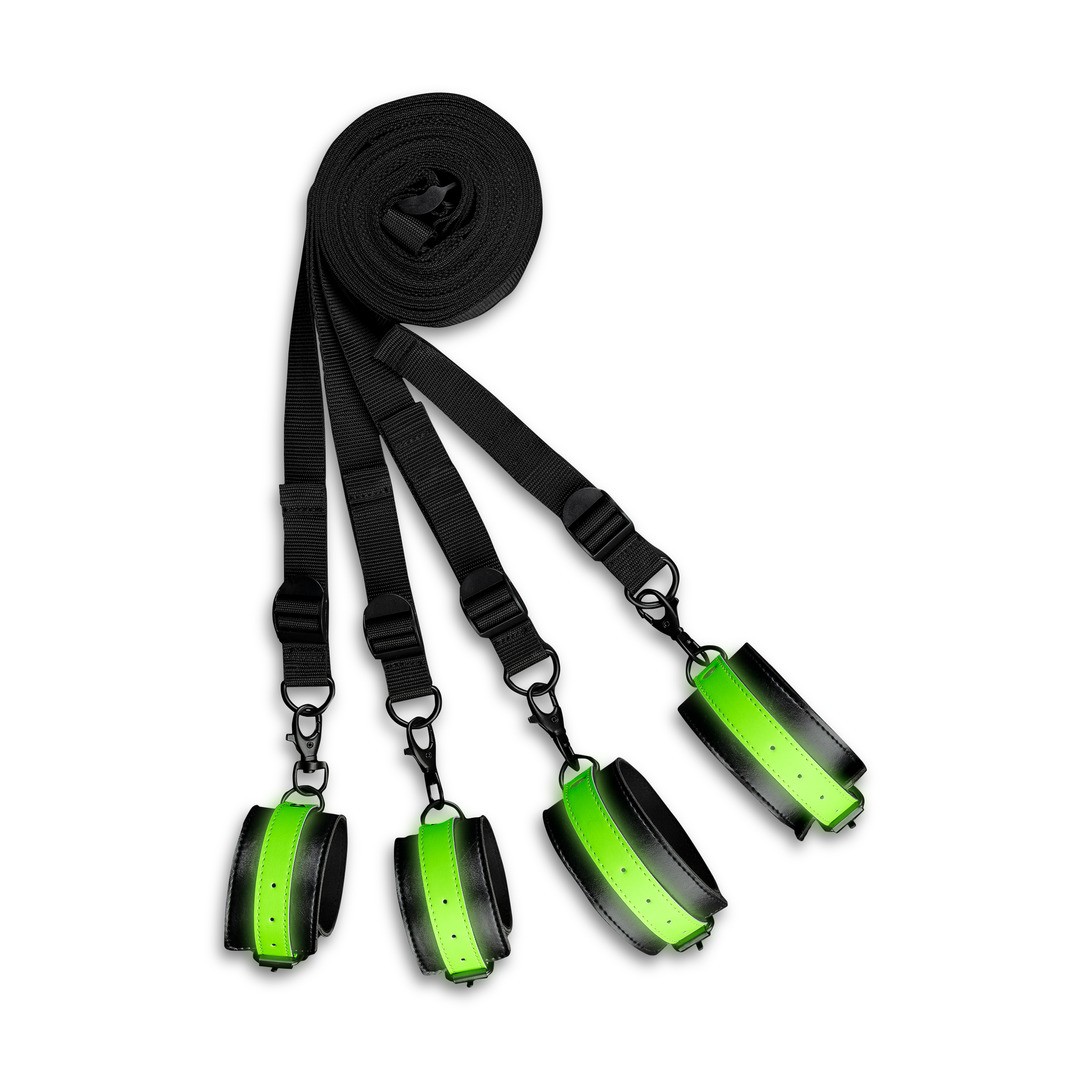 CONJUNTO DE RESTRIÇÕES PARA CAMA FLUORESCENTES GLOW IN THE DARK OUCH! - Image 7