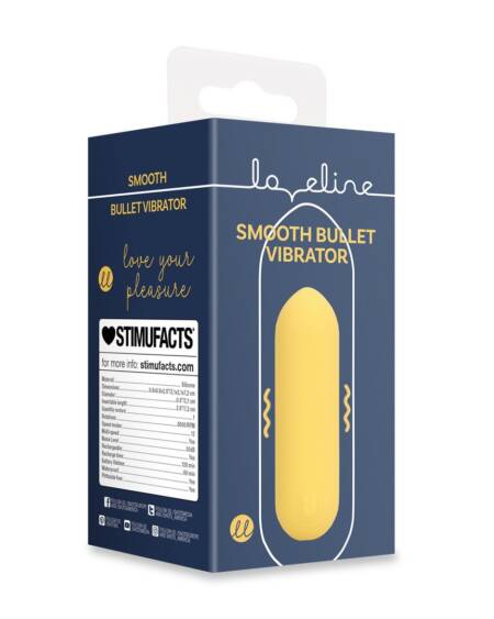BALA VIBRATÓRIA SMOOTH SUNPAC YELLOW LOVELINE