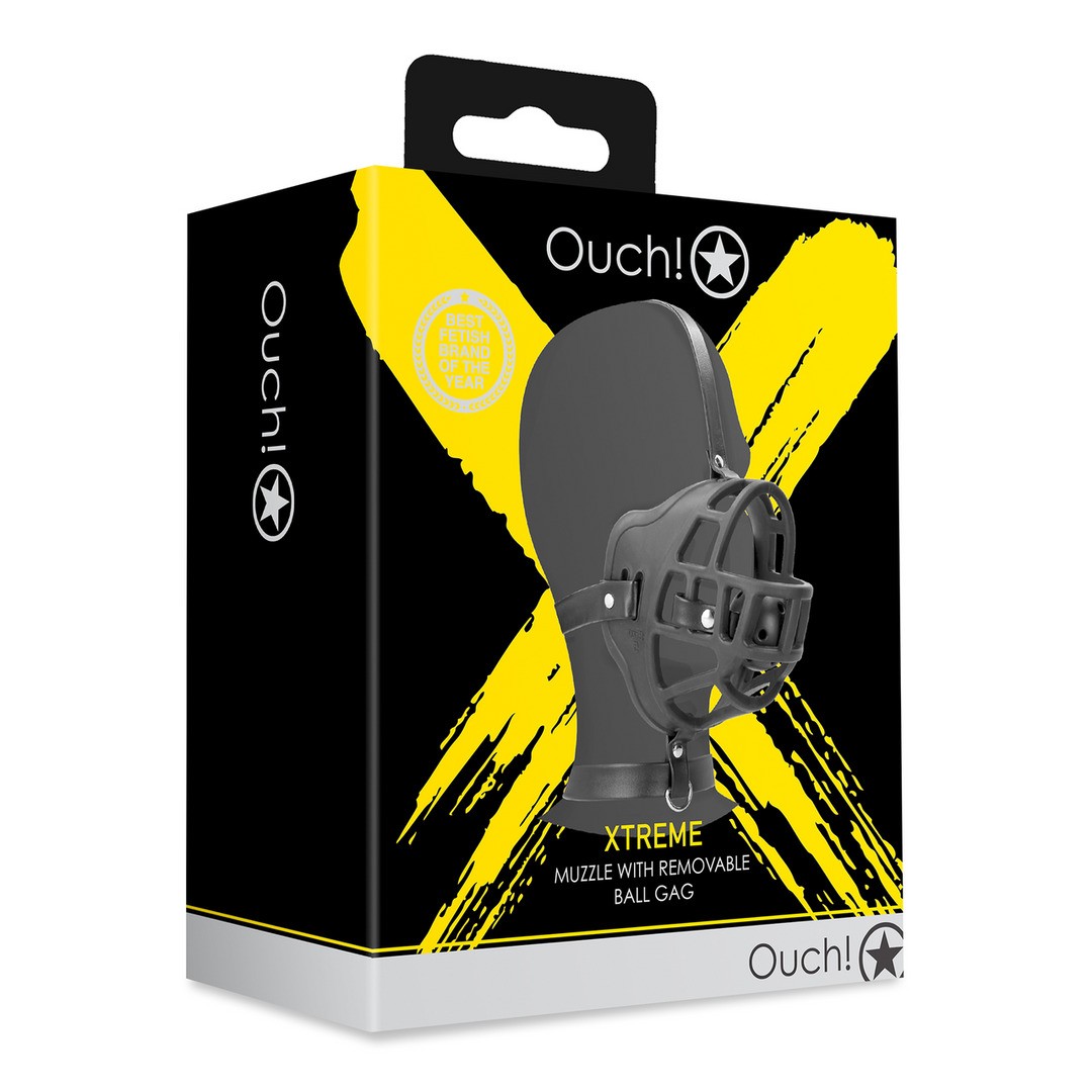 AÇAIME COM MORDAÇA PRETO XTREME OUCH! - Image 3