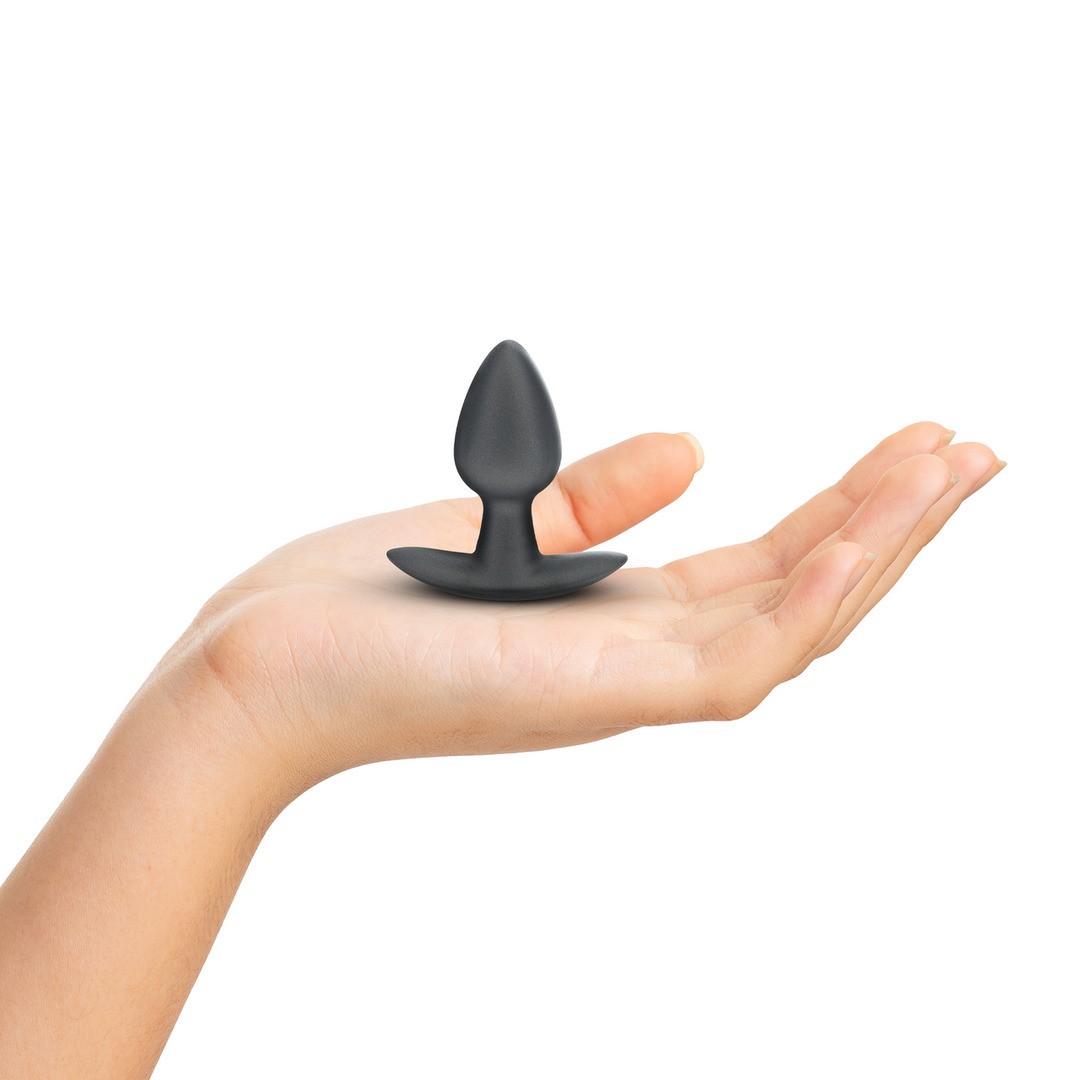 PLUG ANAL SMOOTH SILICONE SMALL 2.6 /6,5 CM GUN METAL OUCH! - Image 4