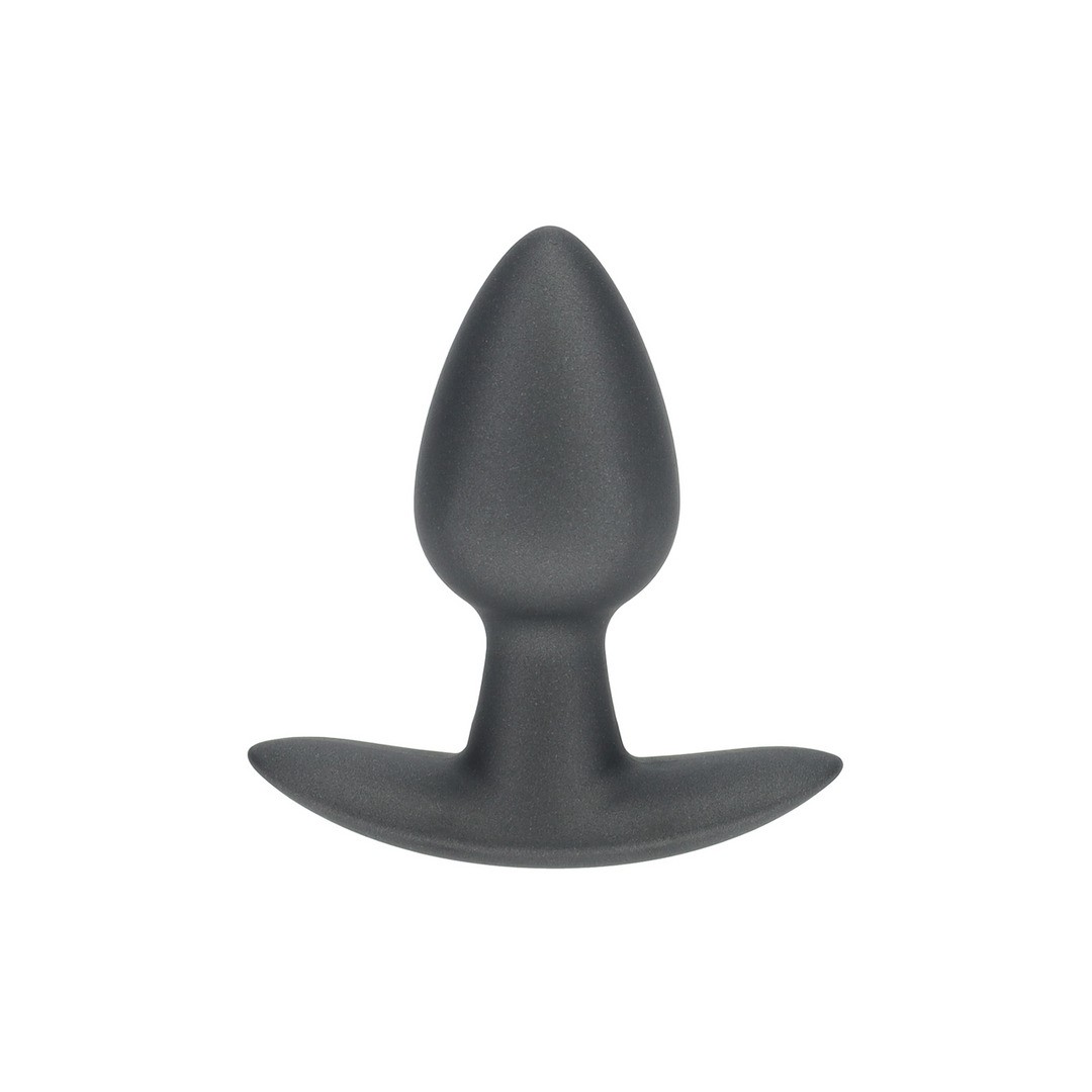 PLUG ANAL SMOOTH SILICONE SMALL 2.6 /6,5 CM GUN METAL OUCH! - Image 5