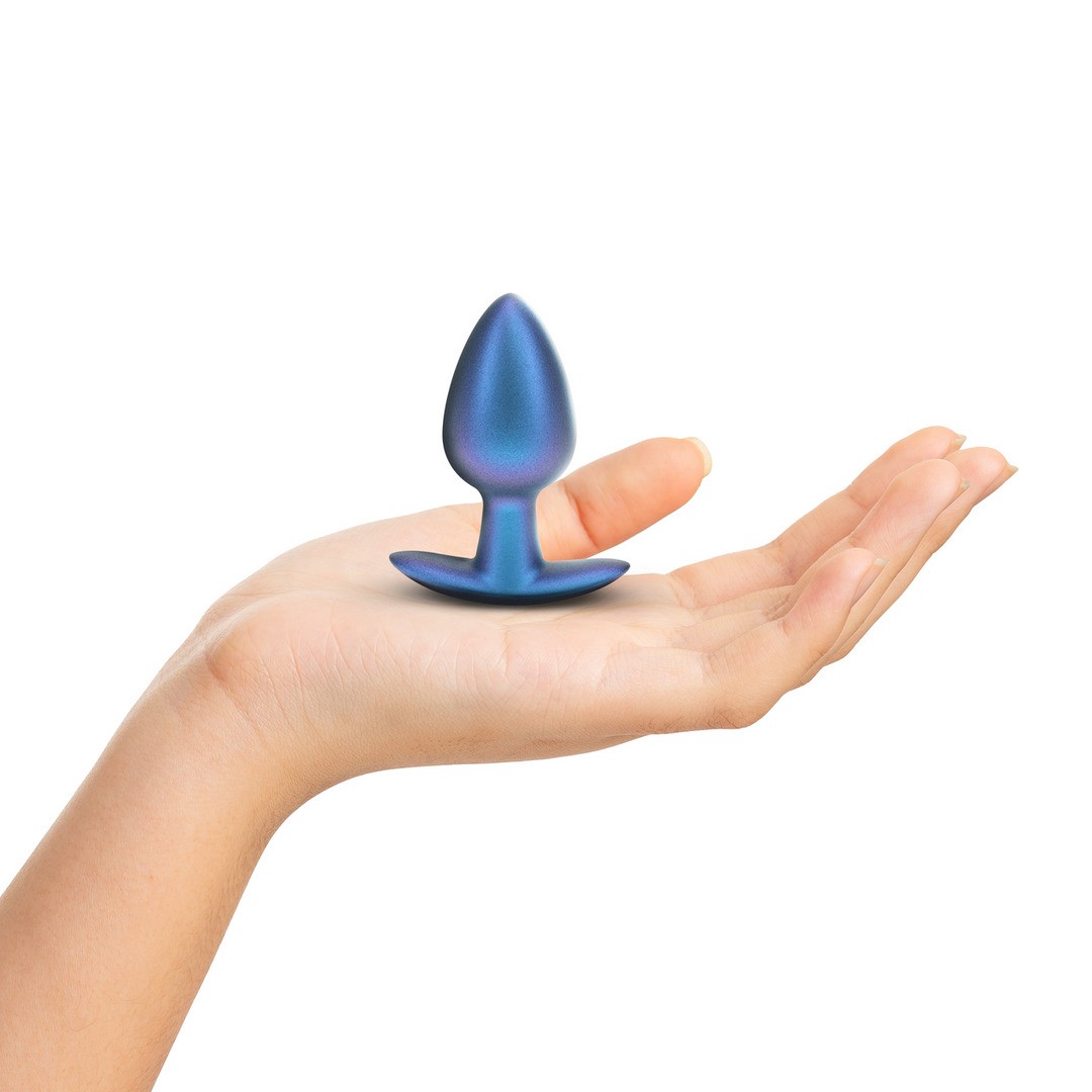 PLUG ANAL SMOOTH SILICONE MEDIUM 3,1 /7,9 CM METALLIC BLUE OUCH! - Image 4