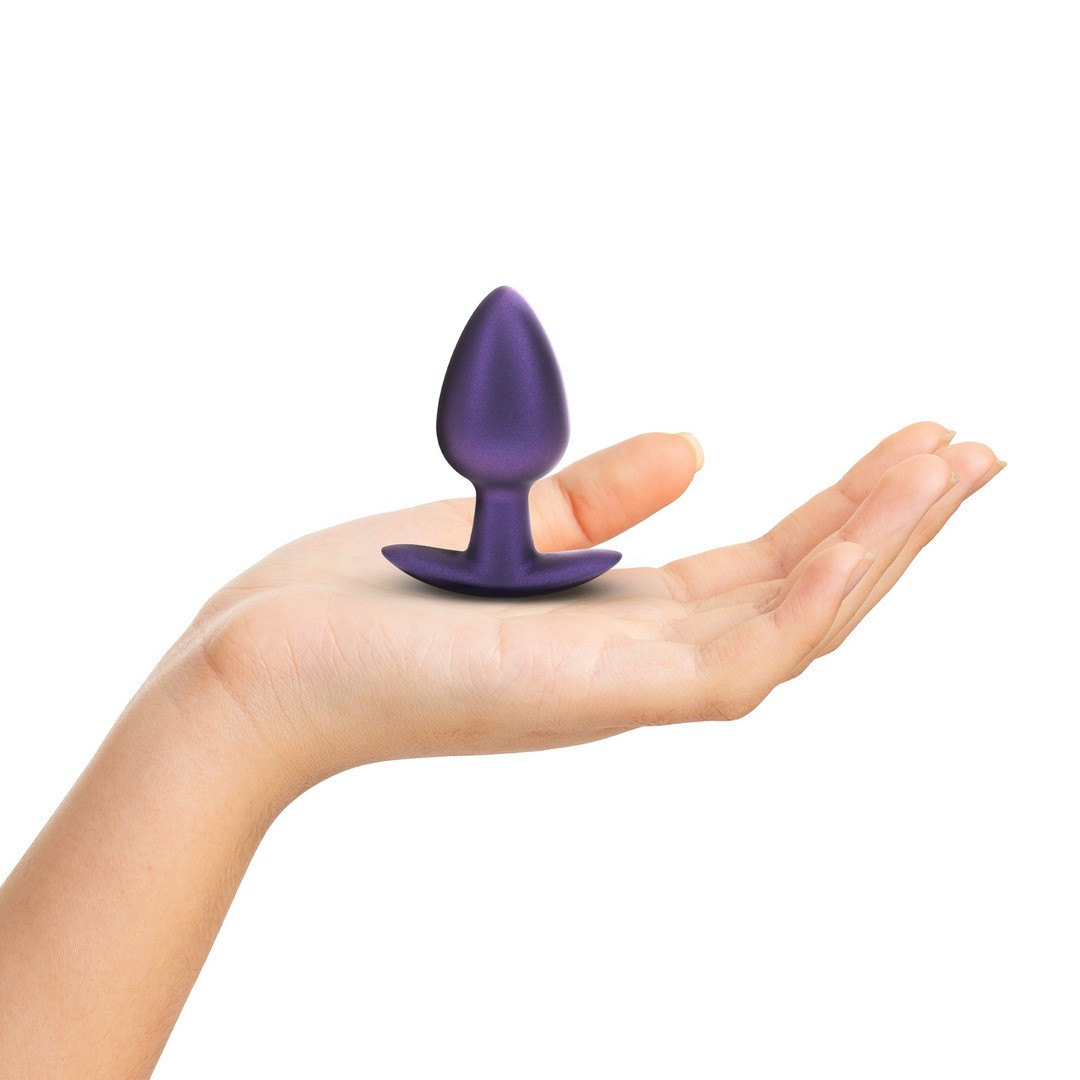 PLUG ANAL SMOOTH SILICONE MEDIUM 3,1 /7,9 CM METALLIC PURPLE OUCH! - Image 4