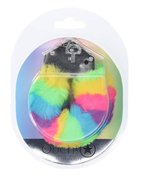 ALGEMAS COM PELÚCIA HEAVY-DUTY FLUFFY MULTICOLOR 1 OUCH!