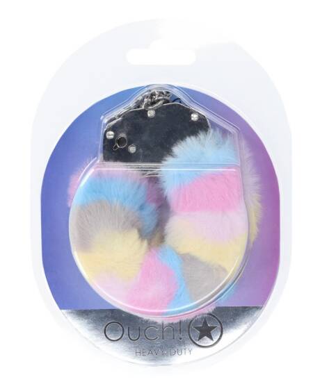 ALGEMAS COM PELÚCIA HEAVY-DUTY FLUFFY MULTICOLOR 2 OUCH!
