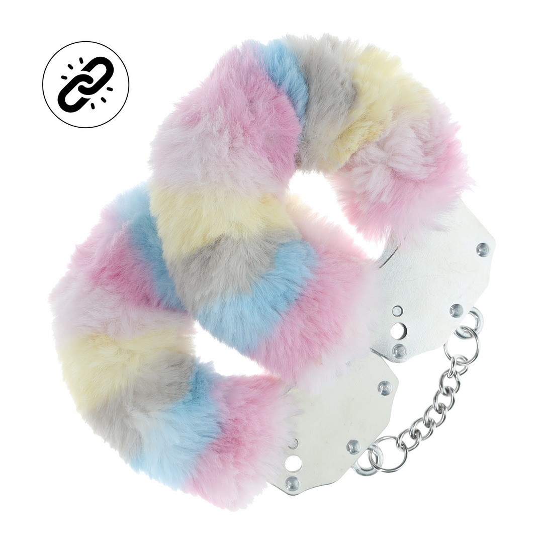 ALGEMAS COM PELÚCIA HEAVY-DUTY FLUFFY MULTICOLOR 2 OUCH! - Image 3