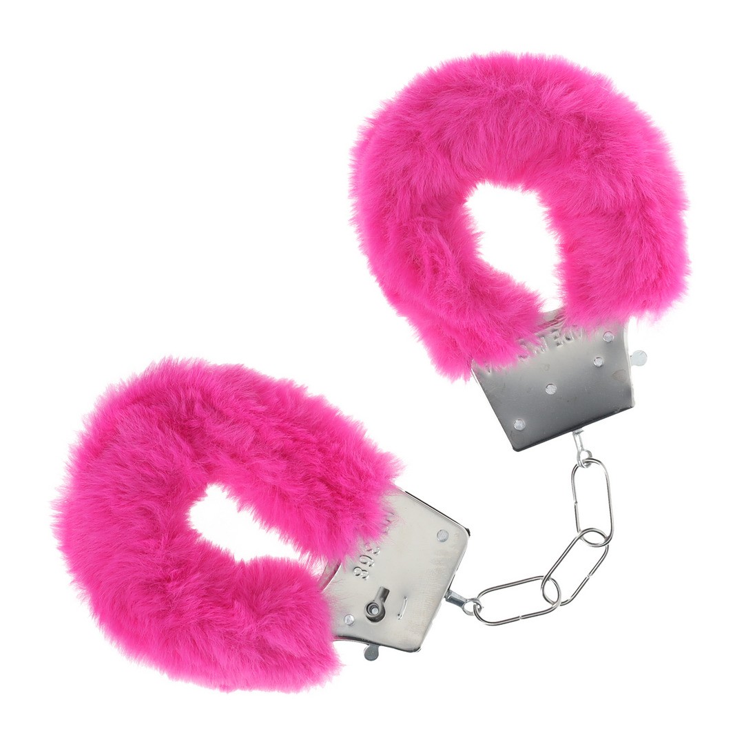 ALGEMAS COM PELUCHE CLASSIC FLUFFY ROSA OUCH! - Image 4