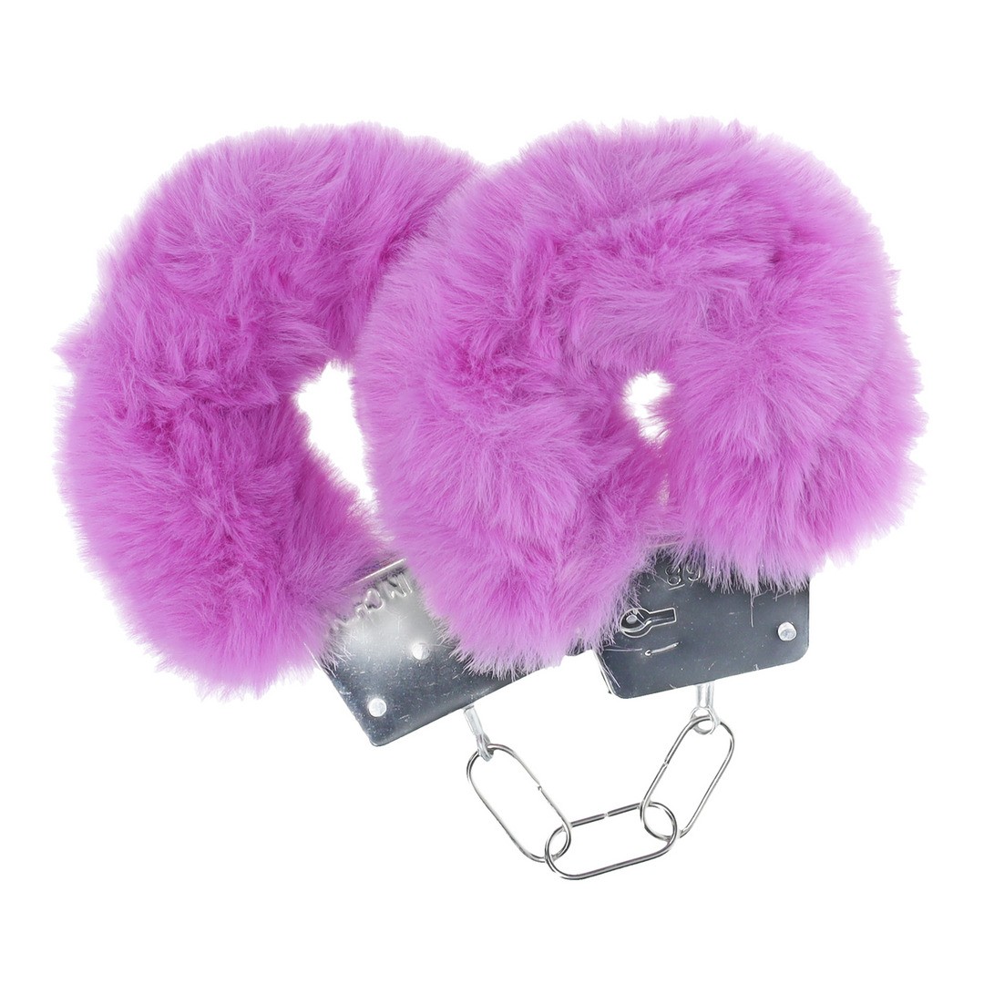 ALGEMAS COM PELUCHE CLASSIC FLUFFY ROXO OUCH! - Image 3