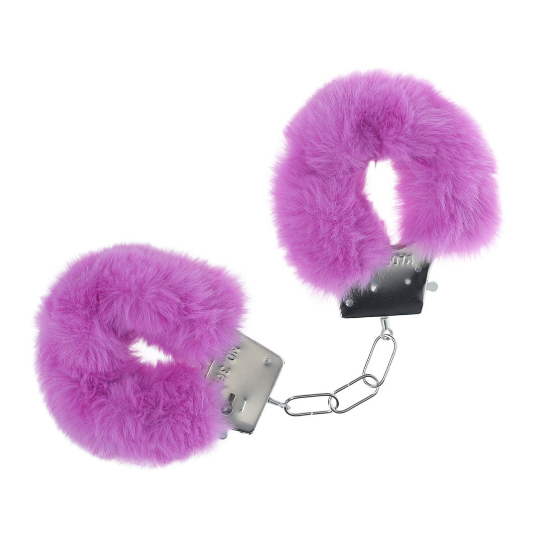 ALGEMAS COM PELUCHE CLASSIC FLUFFY ROXO OUCH! - Image 4