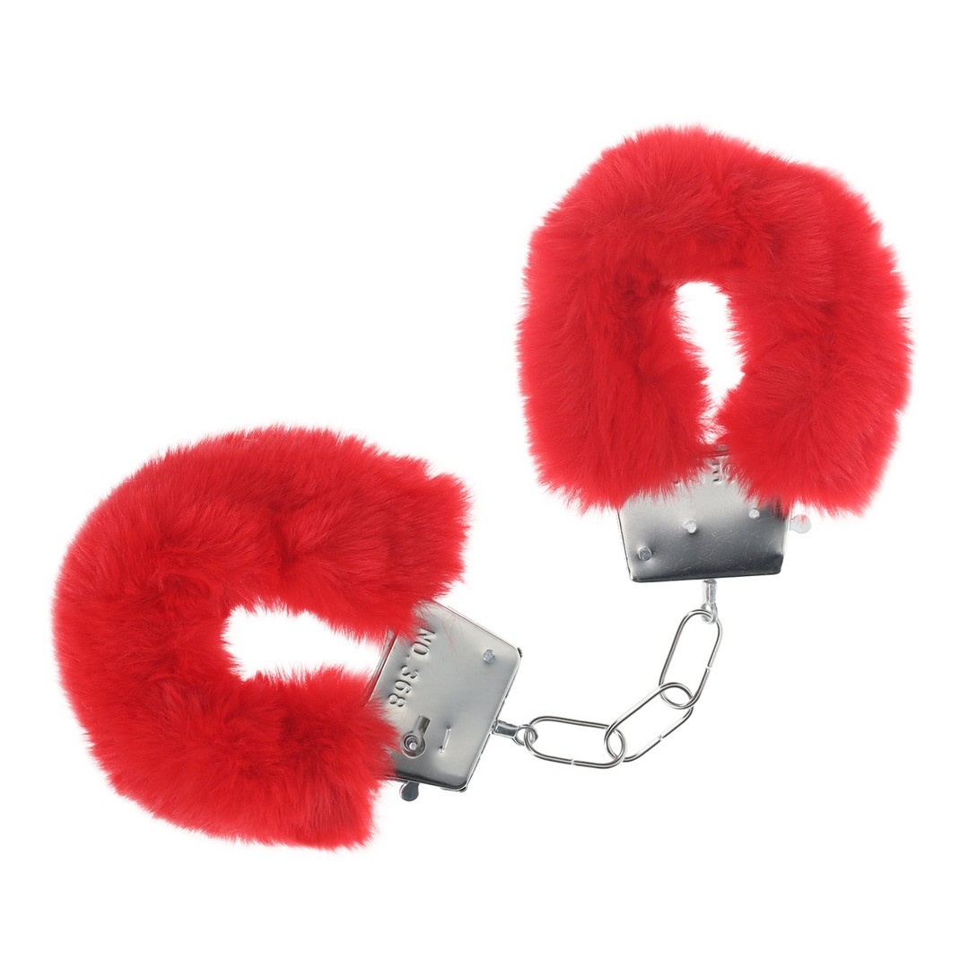 ALGEMAS COM PELUCHE CLASSIC FLUFFY VERMELHO OUCH! - Image 4
