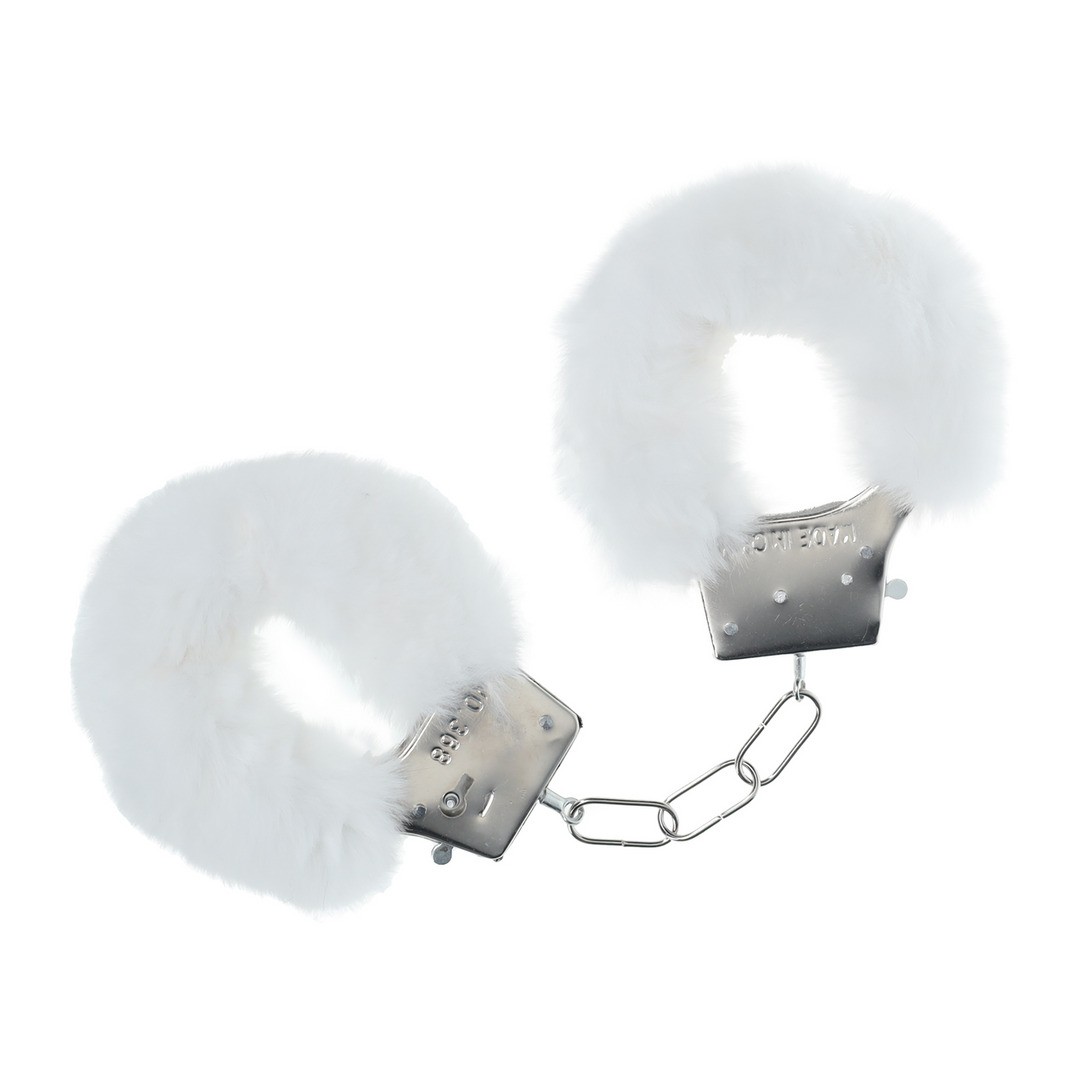 ALGEMAS COM PELUCHE CLASSIC FLUFFY BRANCO OUCH! - Image 4