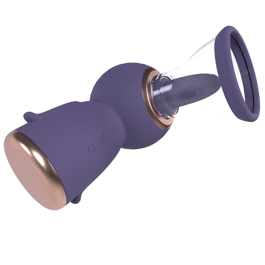 BOMBA PARA VULVA E SEIOS EXQUISITE ROXO PUMPED - Image 3