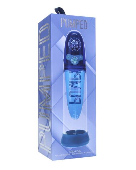 BOMBA AUTOMÁTICA PARA O PÉNIS COM IA AQUA-PRO AZUL PUMPED