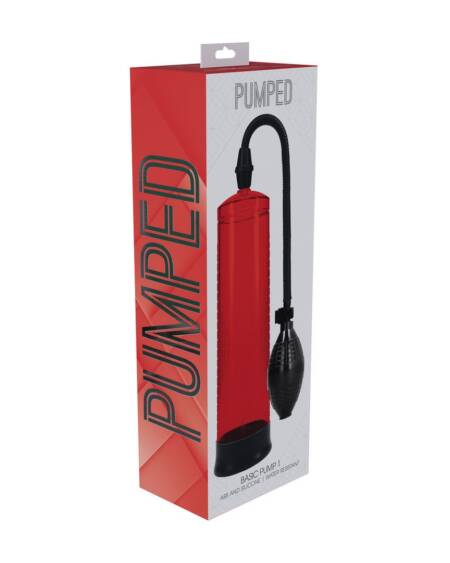 BOMBA PARA O PÉNIS BASIC PUMP 1 VERMELHO PUMPED